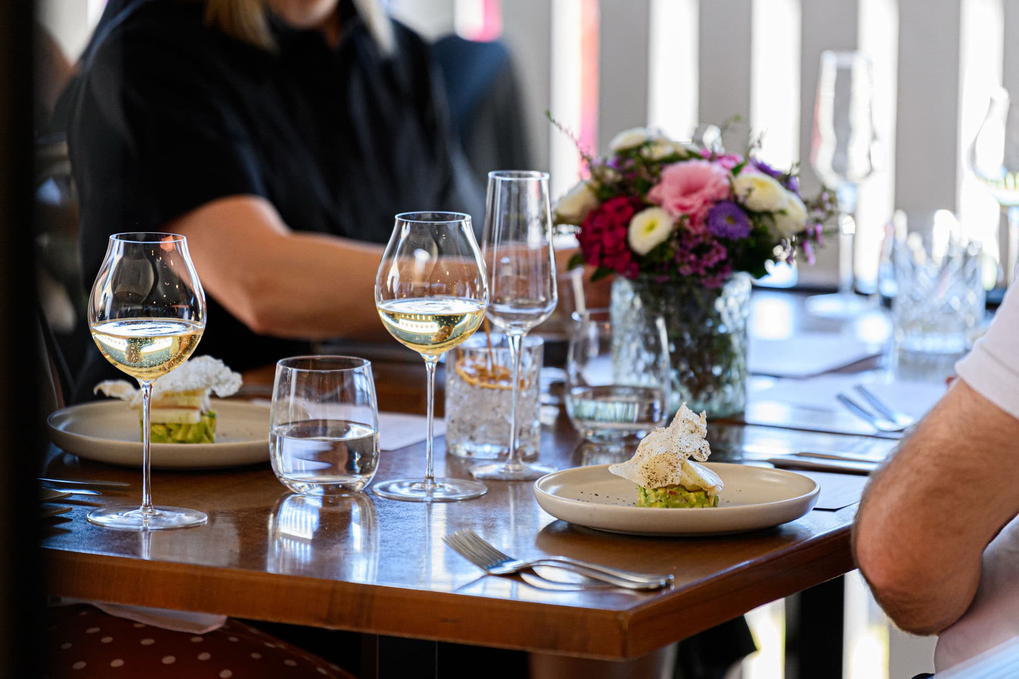 The Long Lunch at Water St Kitchen — wine, florals and a shared table